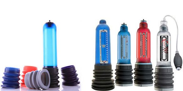 Tipos de bombas de vacío para agrandar el pene